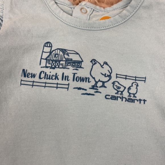 New Chick In Town Carhartt Onsie - Picture 3 of 3